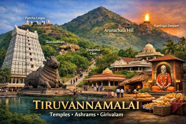 14 Must-Visit Places in Tiruvannamalai: Temple, Ashrams & Hills
